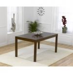 Oxford 150cm Dark Solid Oak Dining Table