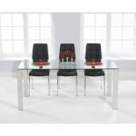 Sophie 180cm Glass Dining Table with Calgary Chairs