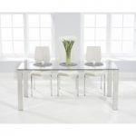 Sophie 180cm Glass Dining Table with Cavello Chairs