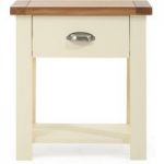 Somerset Oak and Cream Bedside Table