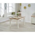 Somerset 150cm Oak and Cream Dining Table