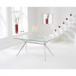 Savelli 150cm Glass Dining Table