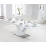Harmony 160cm Extending White High Gloss Dining Table