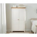 Reduced to Clear! Camden Ash and Cream 2 Door All Hanging Wardrobe