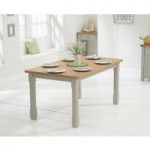 Somerset 150cm Oak and Grey Dining Table