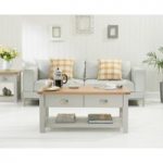 Ex-Display Somerset Oak and Grey Coffee Table