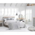 Somerset Oak and Grey King Size Bed