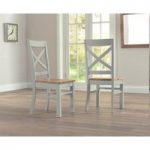 Cavendish Oak and Grey Dining Chairs