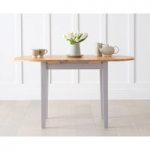 Amalfi Oak and Grey Extending Dining Table