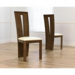 Montreal Dark Solid Oak Dining Chairs