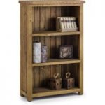 Sierra Rough Sawn Pine Low Bookcase