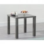 Atlanta 80cm Dark Grey High Gloss Dining Table