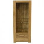 Milan 190cm Oak Bookcase