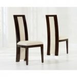Ex-display Set of SIX Raphael Brown Solid Wood Chairs