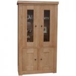 Rondeau Oak and Glass Cabinet