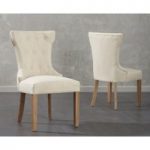 Camille Cream Fabric Dining Chairs