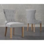 Camille Grey Fabric Dining Chairs