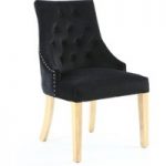 Chapleau Brushed Velvet Black Chairs