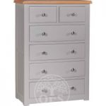 Devonshire Diamond Painted 2 Over 4 Drawer Chest