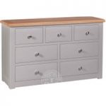 Devonshire Diamond Painted Wide 7 Drawer Chest