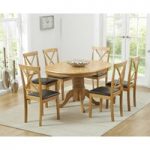 Epsom Pedestal Extending Dining Table with Chairs