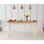 Eton 120cm Solid Pine and Ash Kitchen Table