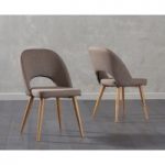 Halifax Brown Fabric Dining Chair