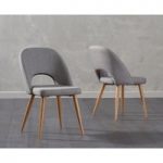 Halifax Grey Fabric Dining Chairs