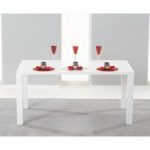 Hampstead 160cm White High Gloss Dining Table