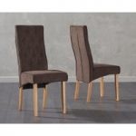 Juliette Brown Fabric Chairs