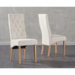 Juliette Cream Fabric Chairs