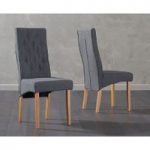Juliette Grey Fabric Chairs