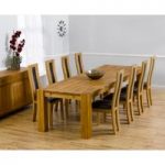 Madrid 300cm Solid Oak Dining Table with Toronto Chairs