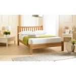 Milano Solid Oak Low Foot End King Size Bed