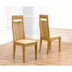 Monaco Solid Oak Dining Chairs