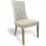Hexham Natural Fabric Dining Chairs