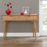 Oslo Oak Console Table with Drawers