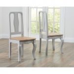 Parisian Grey Shabby Chic Dining Chairs