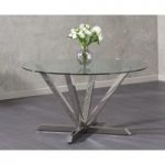 Reno Round Glass Dining Table