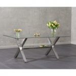 Renzo 200cm Glass Dining Table