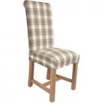 Richmond Herringbone Check Fabric Dining Chairs
