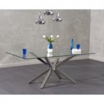 Rhone 200cm Glass Dining Table