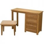 Rohan Oak Dressing Table and Stool