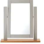 Somerset Oak and Grey Adjustable Dressing Table Mirror