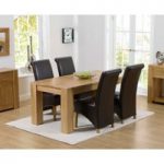 Thames 150cm Oak Dining Table with Kentucky Chairs