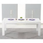Venice 200cm White High Gloss Extending Dining Table