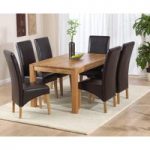 Verona 150cm Solid Oak Dining Table with Venezia Chairs