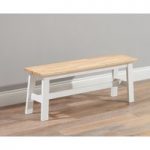 Chiltern Oak and White Large Bench